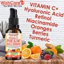WishCare Pure Glow 35% Vitamin C Face Serum - With Hyaluronic Acid Retinol Niacinamide Oranges Berries & Turmeric - For Glowing Bright Young and Even Toned Skin - 30 ml, 2 image