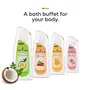 Santoor Hydrating Skin Body Wash Enriched With Virgin Coconut Oil & Moringa Extracts Soap-Free Paraben-Free pH Balanced Shower Gel 230ml, 7 image