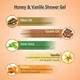 Panchvati Shower Gel with Honey & Vanilla - No Parabens Sulphate Silicones & Salt 300 ml, 7 image