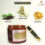 OSADHI Vegan Clay Face Pack Mask for Glowing Skin and Deep Pore Cleansing With Fullers Earth & Calendula 125gm, 3 image