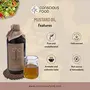 Conscious Food Black Mustard Oil in GLASS bottle | Cold Pressed Mustard Oil for Cooking | Certified Organic | Good for heart health | Kachi Ghani - 500ml, 3 image
