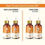 Crysalis Carrot 100% Pure & Natural Carrier Oil Undiluted Cold-pressed Daucus carota Organic Standard for Skin & Haircare Fights Wrinkles & Free Radicals Rejuvenates Skin Tone & Hair Growth- 30 ML, 7 image