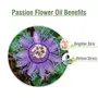 Crysalis Passion Flower (Passiflora) Oil |100% Pure & Natural Undiluted Essential Oil Organic Standard| For Long Strong And Shiny Hairs |Aromatherapy Oil| 50ml With Dropper, 4 image