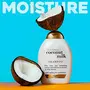 OGX Nourishing + Coconut Milk Moisturizing Conditioner for Strong & Healthy Hair with Coconut Milk Coconut Oil & Egg White Protein Paraben-Free Sulfate-Free Surfactants 385 ml, 3 image