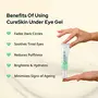 CureSkin Under Eye Gel 16gm For All Skin Types Men & Women | Helps to Cure Dark Circles Puffy Eyes Fine Lines | Contains Hyaluronic Acid Vitamin E & C Aloe Vera | Boosts Immunity Improves Skin, 3 image