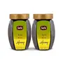 Safa Wild Honey 1kg | Organic Honey Raw Unprocessed 100% Pure Natural Vegetarian Unheated Fresh | No Added Preservatives and Colours | Raw Wild Honey Immunity Boosters For Adults And Children | (500g x2) Pack 0f 2