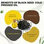 Oilcure Kalonji Oil Edible Cold Pressed | Nigella Sativa | Black Seed Oil- 100ml, 7 image
