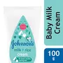 Johnson's Baby Milk and Rice Cream for Summer 100g, 3 image