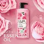 Lux Body Wash Soft Skin French Rose & Almond Oil SuperSaver XL Pump Bottle with Long Lasting Fragrance Glycerine Paraben Free Extra Foam 750 ml, 4 image