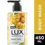 Lux Botanicals Body Wash Sunflower & Aloe Vera Shower Gel for Women 100% Natural Extracts Gives Bright Skin Paraben Free 450 ml, 2 image