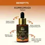The Indie Earth Kumkumadi Tailam 30 ml | An Ayurvedic Beauty Face Oil | Miraculous Beauty Night Serum for Brighter Glowing & Younger Looking Skin with Turmeric Saffron Blue Lotus & Indian Lotus, 3 image
