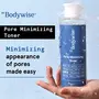 Bodywise Pore Minimizing Toner for Women | Enriched with 5% Lactic Acid Arginine & Witch Hazel | Shrinks & Tightens Pores | Controls Excess Oil & Helps Prevent Acne | Paraben & Alcohol Free | 200 ml, 2 image