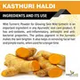 The Forest Herbs Natural Care From Nature Organic Pure Kasturi Manjal Wild Turmeric Powder (Amba Haldi) for Skin Whitening - 100Gms, 6 image
