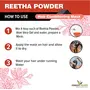 Forest Herbs 100% Natural Organic Reetha Powder For Hair Growth 100Gms, 6 image