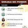 The Forest Herbs Natural Care From Nature Organic Hair Shampoo With Amla Reetha Shikakai Bhringraj Hibiscus Neem Methi Powder For Hair Wash (Advanced Herbal Shampoo) - 500Gms, 3 image