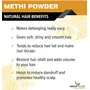 Forest Herbs 100% Natural Organic Fenugreek Methi Powder For Hair Skin (100GMS), 6 image