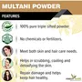 The Forest Herbs Natural Care From Nature Organic Multani Mitti Powder (Fullers Earth/Calcium Bentonite Clay) For Face & Hair Pack - 200Gms, 4 image