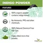 The Forest Herbs Natural Care From Nature Organic Indigo Powder for Hair Color 100g - Black (Pack of 1), 4 image