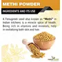 Forest Herbs 100% Natural Organic Fenugreek Methi Powder For Hair Skin (100GMS), 7 image
