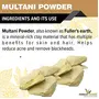 The Forest Herbs Natural Care From Nature Organic Multani Mitti Powder (Fullers Earth/Calcium Bentonite Clay) For Face & Hair Pack - 200Gms, 5 image