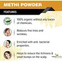 Forest Herbs 100% Natural Organic Fenugreek Methi Powder For Hair Skin (100GMS), 3 image