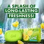 Liril Lime and Tea Tree Oil Soap Refreshing Bathing Soap With Fragrance & Freshness of Lemon Paraben & Sulphate Free Cleanser 125 g (Buy 3 Get 1), 7 image