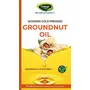 Thanjai Natural 1000ml Groundnut Oil Virgin Unrefined Wooden Cold Pressed Groundnut Oil/Natural Peanut Oil for Cooking- Cholesterol Free + No Preservatives 1000ml, 3 image