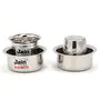 JAIN Coffee Dabra Set with Tumbler - 150 ML (Set of 2) - Silver, 3 image