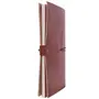 Craft Play Handicraft Compass Emboss Leather Handcrafted Regular Notebook/Personal Organiser/Diary (80 Unruled Pages_8.5 inch x 4.5 inch x 1 inch) (Leather), 5 image