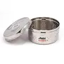 JAIN Puri Dabba | Canister with Air Ventilation - (Set of 2 -600ML 700ML), 2 image