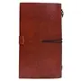Craft Play Handicraft Compass Emboss Leather Handcrafted Regular Notebook/Personal Organiser/Diary (80 Unruled Pages_8.5 inch x 4.5 inch x 1 inch) (Leather), 3 image