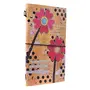 Craft Play Handicraft Floral Printed Journal Handcrafted Regular Notebook/Personal Organiser/Diary (80 Unruled Pages_8.5 inch x 4.5 inch x 1 inch) (Leather)