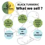 Indiana organic black turmeric powder original kaali haldi powder - 100 gram, 3 image