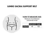 Dr Ortho Lumbo Sacral (Back & Waist Support Belt) for Men & Women Cotton Fabric Black, 3 image