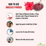 Shudh Online Organic Hibiscus Powder for Hair Growth (200 Grams) Face Pack Eating (Gudhal ka Phool Mandaram Gongura Mandaram Arhul), 5 image