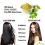 Shudh Online Henna Powder for Hair Colour Mehandi Powder (200 Grams) Natural Mehndi for Grey Hair Care (Cassia Obovata) Bright Herbal Fresh Hena for Brown Black Hair Growth, 3 image