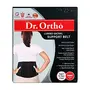 Dr Ortho Lumbo Sacral (Back & Waist Support Belt) for Men & Women Cotton Fabric Black, 7 image