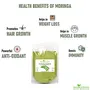 Shudh Online Moringa Leaves Powder Organic Murungai Leaf powder (1000 Grams / 1 Kg) Munagaku Muringayila Moringo Morigana Muringa for hair growth weight loss face tea, 2 image