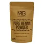 MB Herbals Natural & Pure Henna Powder 100G | For Natural Orange-Red Hair Color | Triple Sifted | Raw | Non-Radiated | Pure Rajasthan Henna from Marwar region