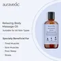 Auravedic Relaxing Body Massage oil for full body 200 ml Massage oil with Lavender oil Eucalyptus oil Mint oil. Soothing and Destressing body massage oil for women and men, 7 image