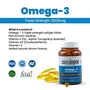 Curegarden Omega - 3 | Triple Strength 2500mg | Purified Fish Oil Enriched with EPA DHA & Vitamin DE & K, 4 image