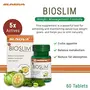 SUNOVA Bioslim Fat Burner Tablets Organic Weight Management Formula Made of Garcinia Cambogia and Green Coffee Bean Extracts Reduce Fat-Absorption & Balances Metabolism 60 Tablets (Pack of 1), 2 image