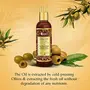 Oriental Botanics Organic Extra Virgin Olive Oil For Hair and Skin Care 200 ml with Pure Olive Oil for Healthy Skin & Hair | Cruelty Free & Vegan | No Mineral Oils, 5 image