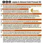 Oriental Botanics Jojoba & Sweet Almond Oil For Hair & Skin 200 ml with Jojoba & Sweet Almond Oil for Healthy Hair & Skin | Cruelty Free & Vegan | Paraben Free, 6 image