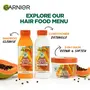Garnier Fructis Repairing Shampoo For Damaged Hair Repairing & Nourishing Papaya Hair Food 350ml, 7 image