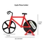 Coconut Cycle Pizza Cutter (Multicolour) Non Stick - 1 Unit, 2 image