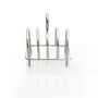 Urban Snackers Stainless Steel 4 Slice Bread/Toast Carrying Rack Holder Silver Color 11.5 cm Use for Serving & Food Presentation Home Restaurants, 4 image