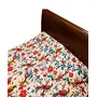 Vermilion Lifestyle Kantha Stitch Bedcover/AC Quilt. Pure Cotton King Size 90x108 in. (White), 2 image