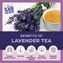 The Tea Trove Organic Butterfly Pea Flower Tea 25g & Pure dried lavender flowers 30g - Combo Pack | Caffeine Free Tea | 55g Herbal Tea - 110 Cups I, 6 image