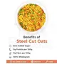 True Elements Steel Cut Oats 1.5 kg - Gluten Free Oats | Breakfast | Diet Food for Weight Loss | 100% Wholegrain Cereal, 7 image